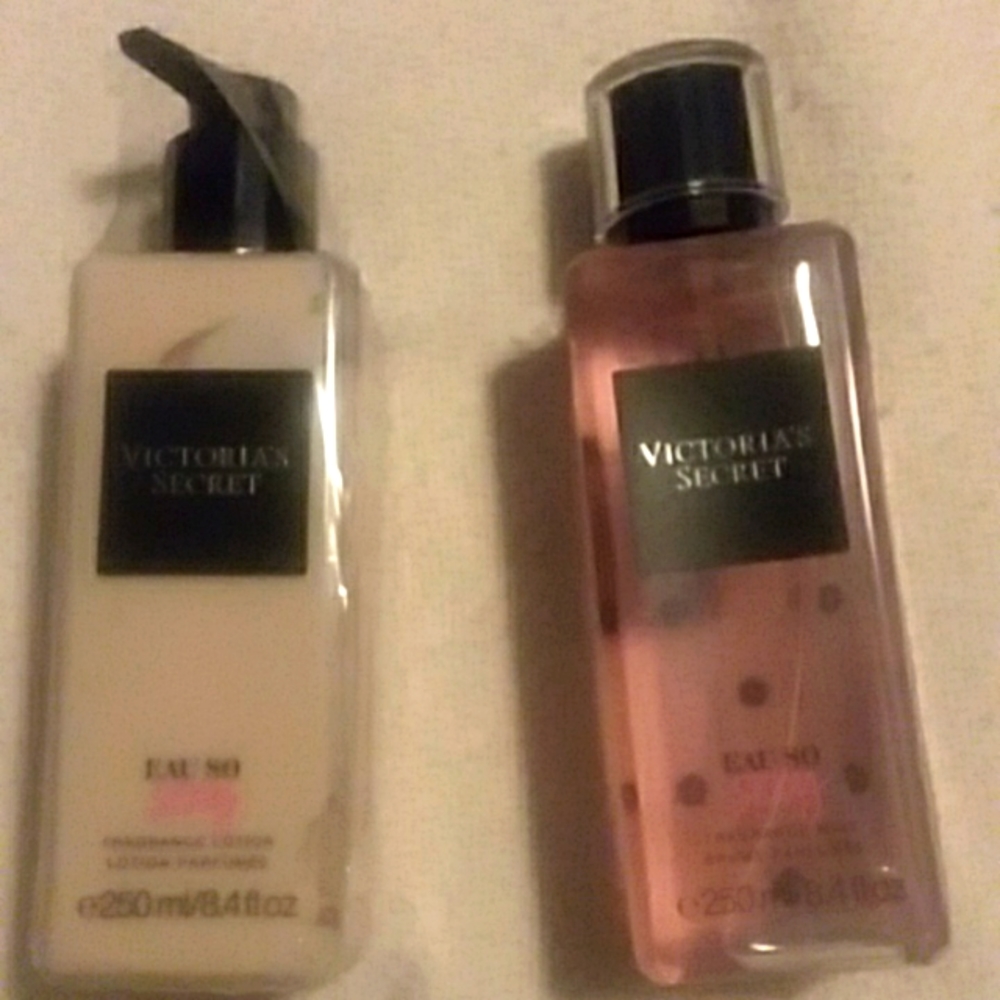 Victoria's secret lotion and Body spray